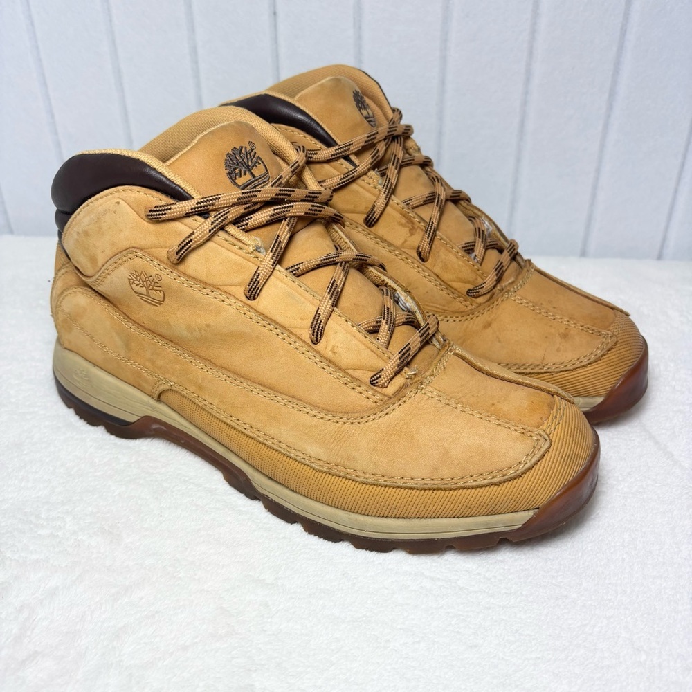 Timberland Euro Dub Men's Tan Leather Boots Size 10M
